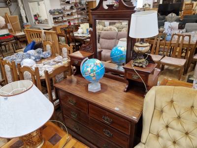 EDWARDIAN DRAWER CHEST + MIRROR