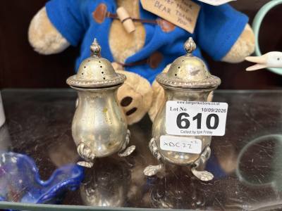 SILVER MOUNTED SHAKERS