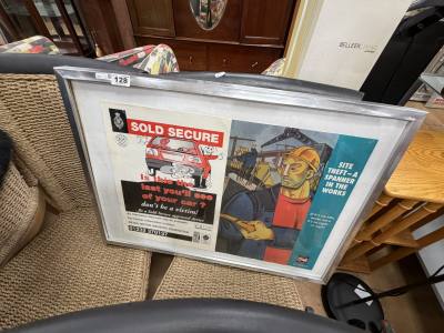 R.U.C CRIME PREVENTION POSTERS (FRAMED)