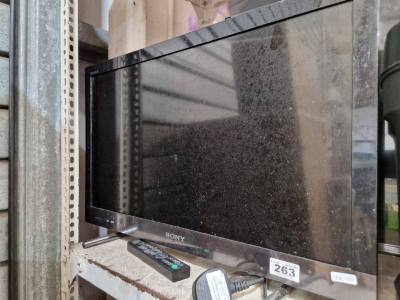 24" SONY TV (NO REMOTE)