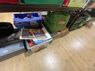 4 X BOXES OF BOOKS + CALENDARS