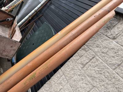 3 X SEWER PIPES + WATER PIPES