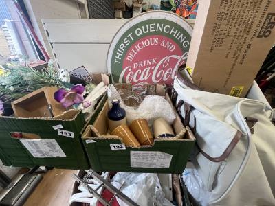 BOX LOT + SIGN