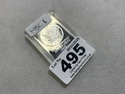 1 TROY OZ 999 SILVER