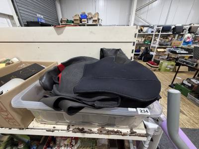 BOX OF DIVING GEAR