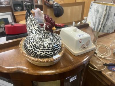 EMMA BRIDGEWATER BUTTER DISH + MASON CASH BUTTER DISH