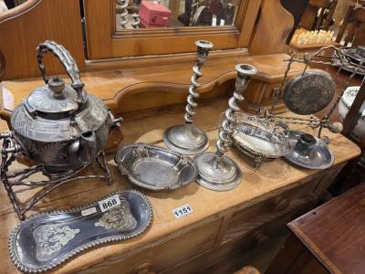 LOT OF SILVER PLATE