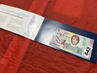 GEORGE BEST £5 NOTE