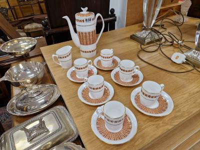 SPODE TERRA ROSE COFFEE SET