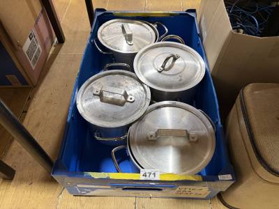 BOX OF POTS