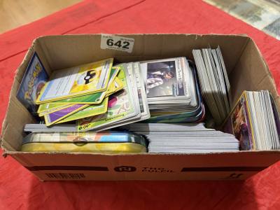 BOX OF POKEMON CARDS