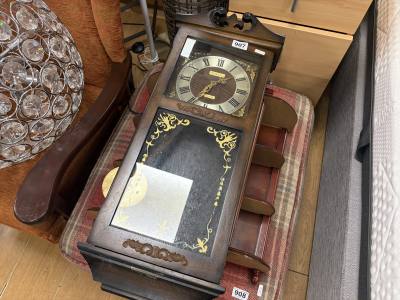 PRESIDENT WALL CLOCK + DISPLAY  CABINET