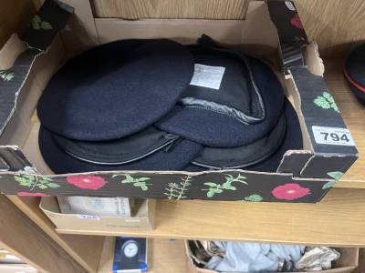BOX OF MILITARY BERETS