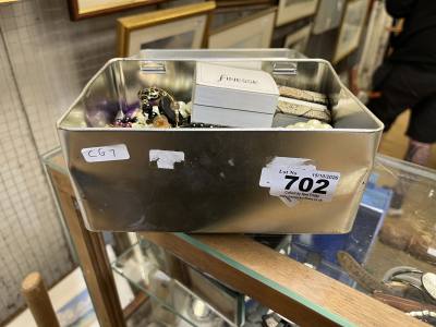 BOX OF DRESS JEWELLERY