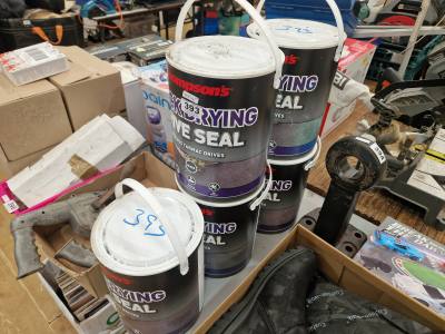 5 TUBS OF DRIVEWAY SEAL
