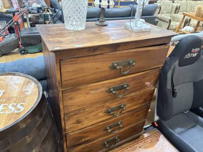 HARDWOOD DRAWER CHEST