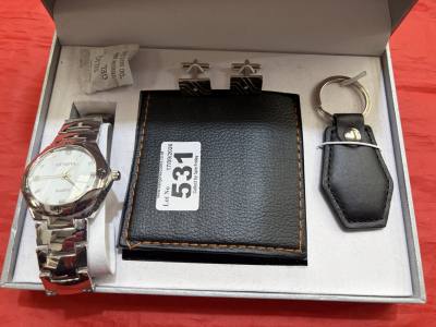 GENEVA GENTS WATCH GIFT SET