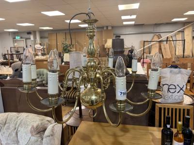 BRASS CHANDELIER