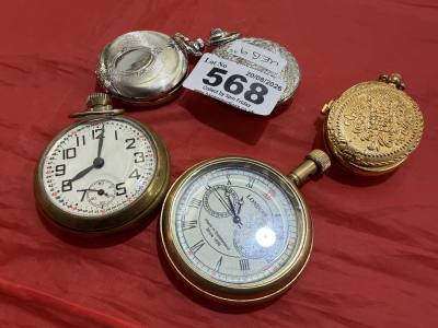 5 X POCKET WATCHES