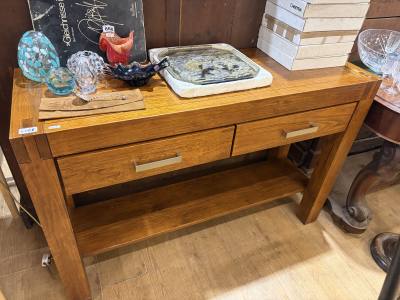 HARDWOOD HALL TABLE