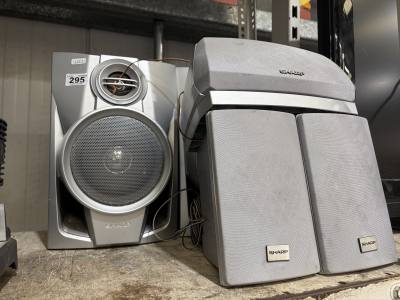 LOT OF SHARP SPEAKERS
