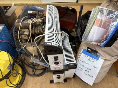 3 X ELECTRIC HEATERS
