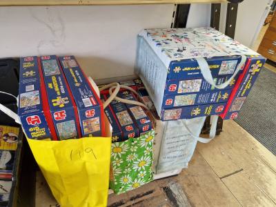 4 X BAGS OF PUZZLES