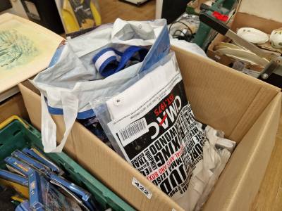 BOX OF MARTIAL ARTS CLOTHES (NEW) + BELTS