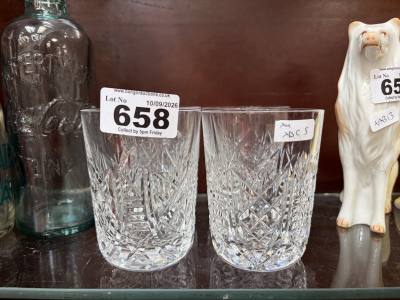 4 X WATERFORD GLASSES