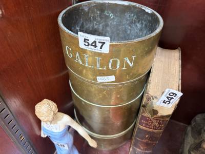 TRENCH ART GALLON MEASURE