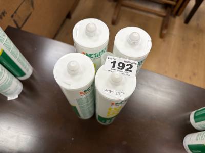 4 TUBES OF NEUTRAL SILICONE STRUCTURAL SEALANT