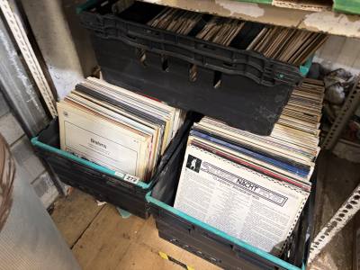 3 X CRATES OF RECORDS