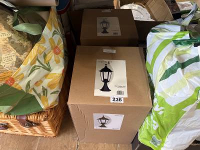 2 X NEW OUTDOOR LIGHTS