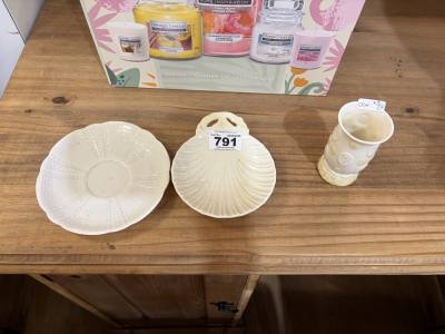 3 X PIECES OF BELLEEK