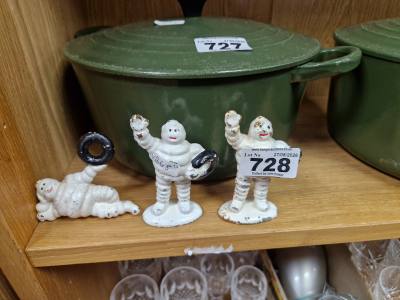 3 X MINIATURE MICHELIN FIGURES