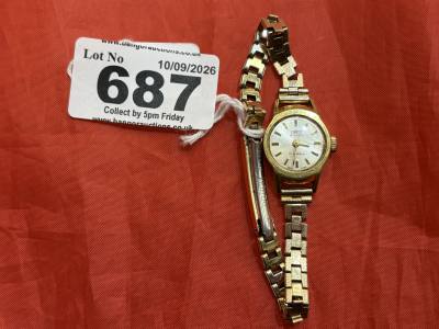 GOLD PLATED LADIES WATCH