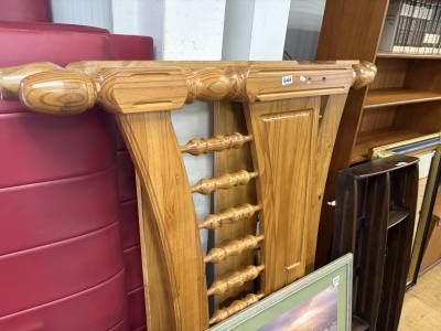 PINE DOUBLE BED FRAME