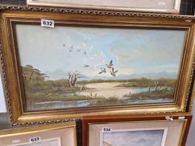 E. MAX OIL PAINTING