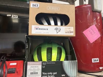 2 X NEW BIKE HELMETS