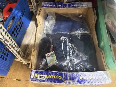 BOX OF NEW POLO SHIRTS