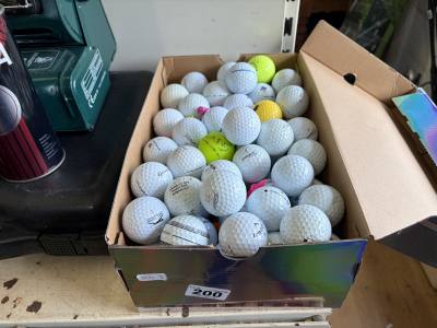 BOX OF GOLF BALLS