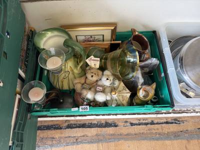 BOX LOT + BOYDS BEAR