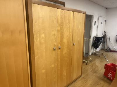 OAK + BEECH EFFECT TRIPLE WARDROBE