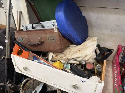 BOX + CASE OF TOOLS