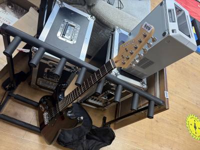 LEFT HANDED BENSON ELECTRIC GUITAR + CASE