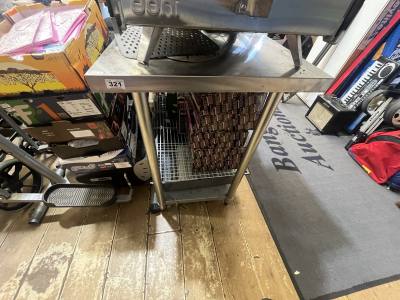 METAL CATERING TABLE