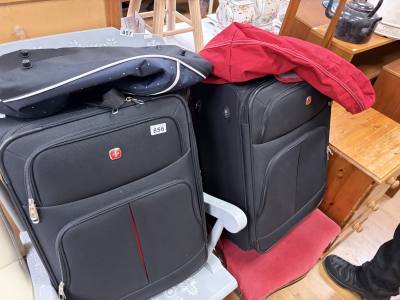 2 X TRAVEL CASES + BAGS