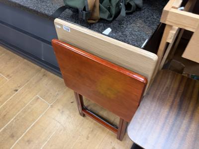 4 X FOLDING TABLES