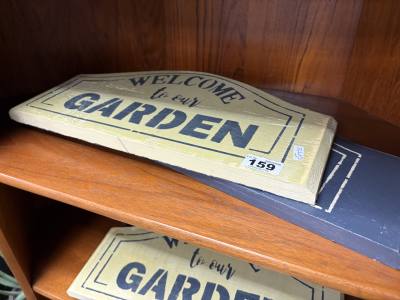 2 X WOODEN BAR SIGNS