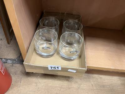 LOT OF TALL SHIPS GLASSES